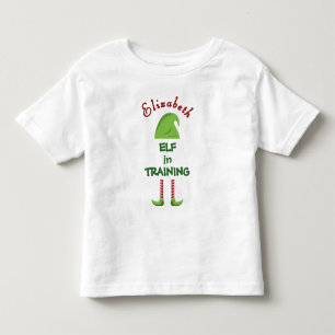 Camiseta De Bebé Elfo Personalizado en Entrenamiento 