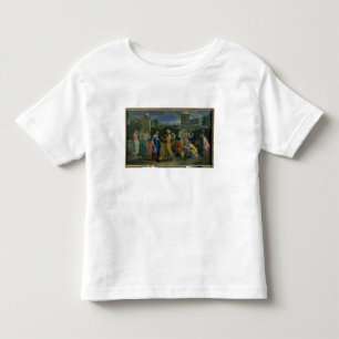 Camiseta De Bebé Eliezer y Rebecca en bien, 1648 (aceite en canv