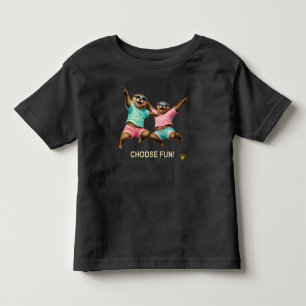 Camiseta De Bebé Elige el Dúo de Nutrias Divertidas