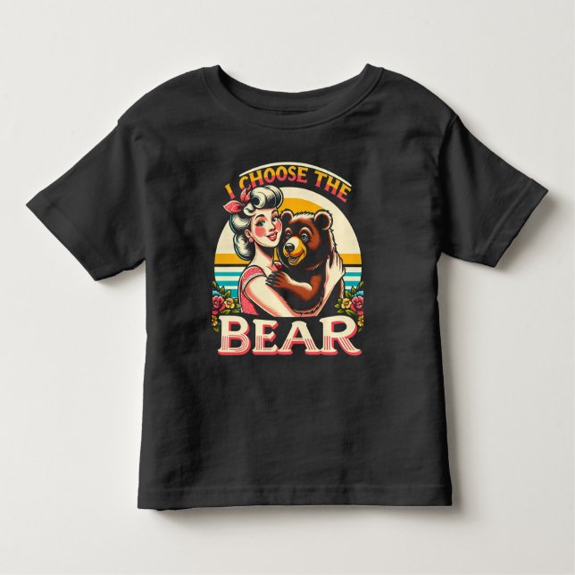 Camiseta De Bebé Elijo El Oso (Anverso)