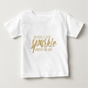 Camiseta De Bebé Ella Deja Una Pequeña Espuma