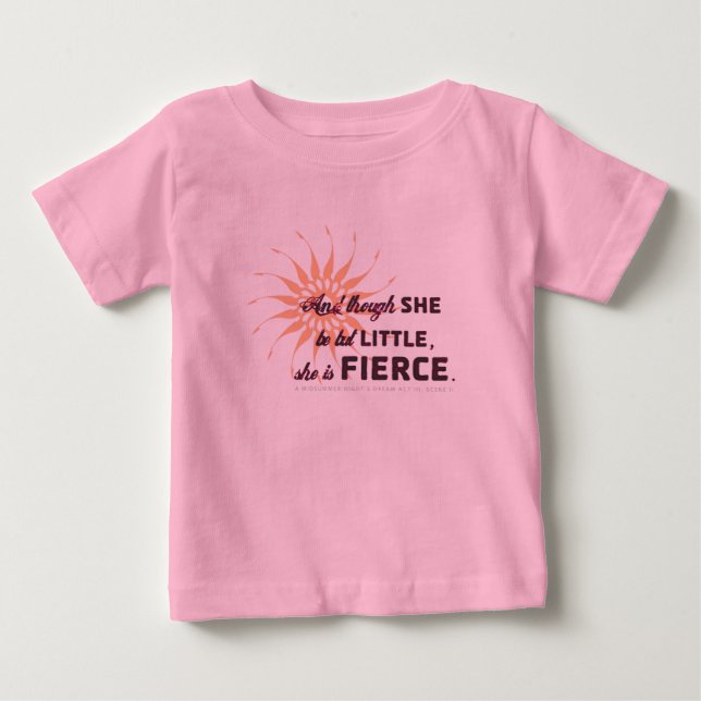 Camiseta De Bebé Ella Es Fierce - Burst (Anverso)