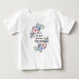 Camiseta De Bebé Ella es mucho más preciosa que las rubias
