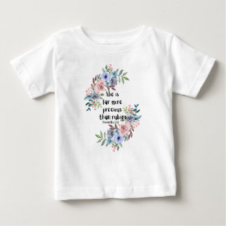 Camiseta De Bebé Ella es mucho más preciosa que las rubias