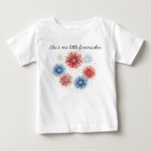 Camiseta De Bebé Ella es un pequeño petardo