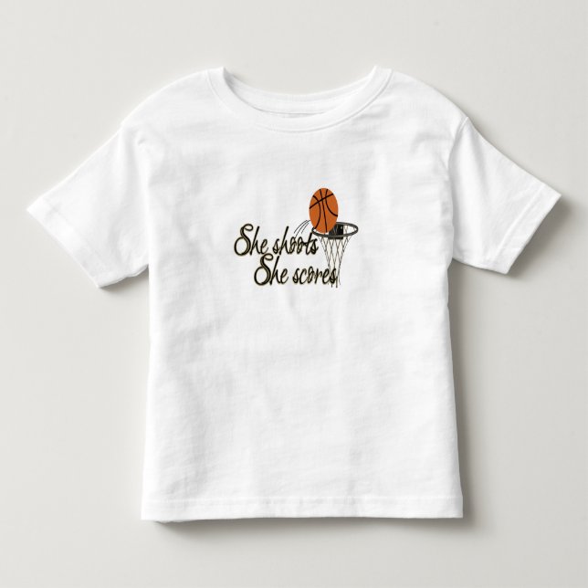 Camiseta De Bebé Ella la tira… anota (Anverso)