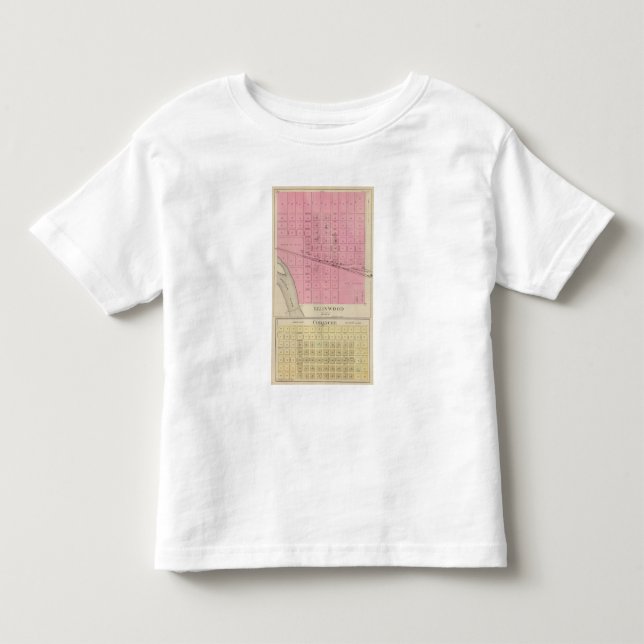 Camiseta De Bebé Ellinwood, Comanche, Kansas (Anverso)