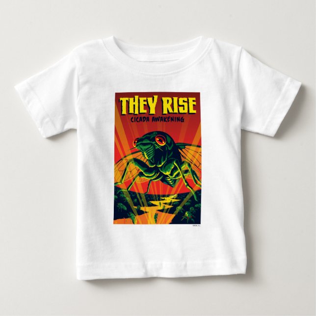 Camiseta De Bebé Ellos elevan el despertar de la Cicada (Anverso)