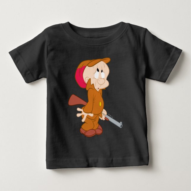 Camiseta De Bebé ELMER FUDD™ | Pose de susto (Anverso)