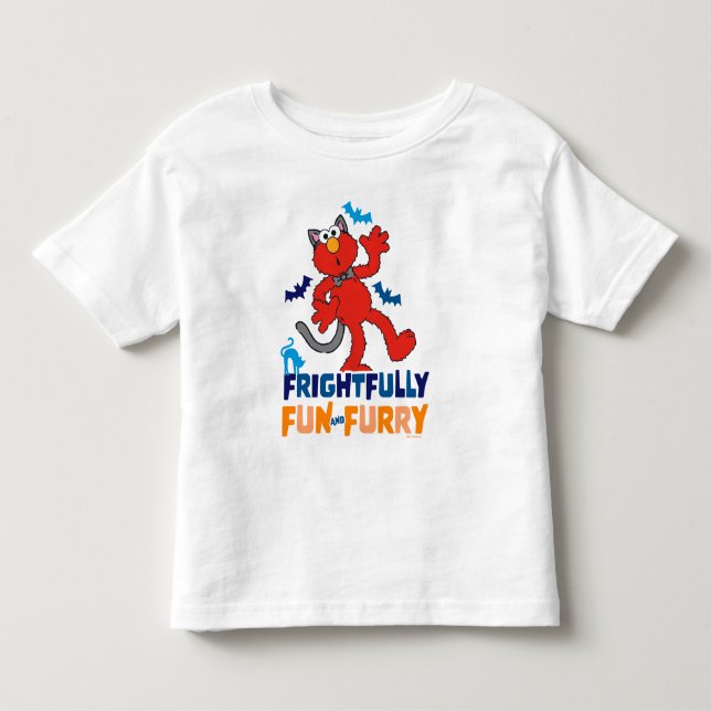 Camiseta De Bebé Elmo | Alegre diversión y furor (Anverso)