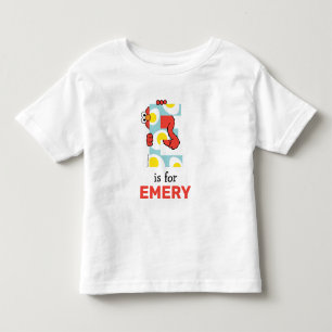 Camiseta De Bebé Elmo Alfabeto   E Huevos