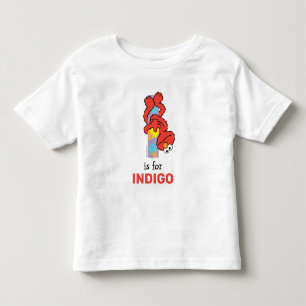 Camiseta De Bebé Elmo Alfabeto   I Helado