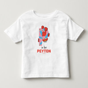 Camiseta De Bebé Elmo Alfabeto   P Lápiz