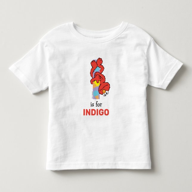 Camiseta De Bebé Elmo Alphabet | I Helado (Anverso)