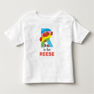 Camiseta De Bebé Elmo Alphabet   R Arcoiris