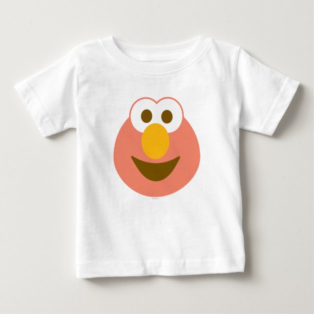 Camiseta De Bebé Elmo Baby Big Face (Anverso)