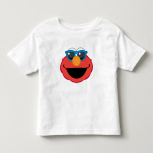 Camiseta De Bebé Elmo Cara sonriente con gafas de sol