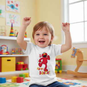 Camiseta De Bebé Elmo   Hacer el baile feliz
