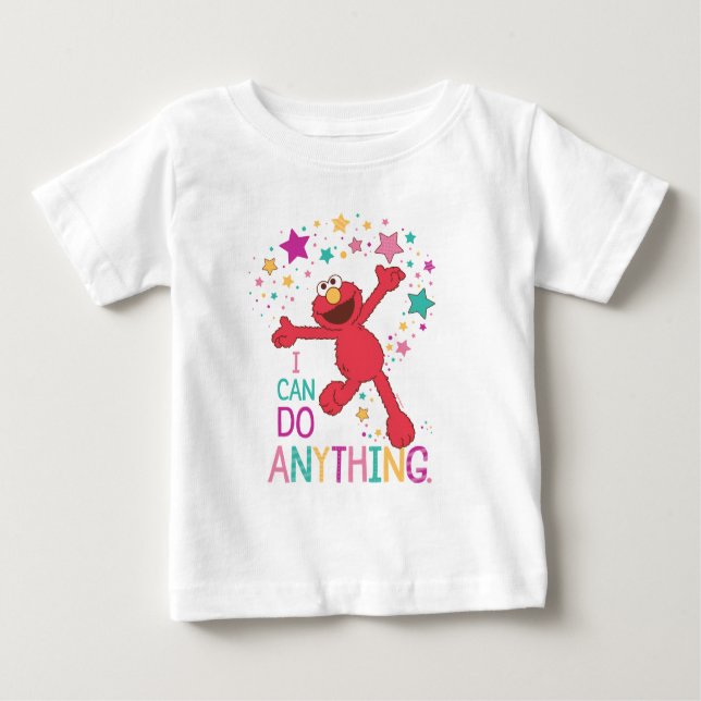 Camiseta De Bebé Elmo | Puedo Hacer Cualquier Cosa (Anverso)