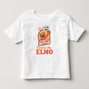 Camiseta De Bebé Elmo Retro Gráfico Agitando Me Hace Cosquillas