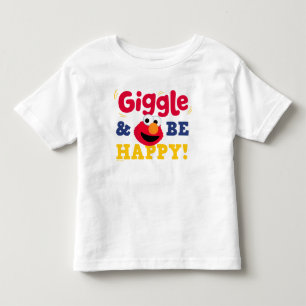 Camiseta De Bebé Elmo Ríe y Sé Feliz