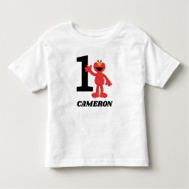 Camiseta De Bebé Elmo simple 1er cumpleaños