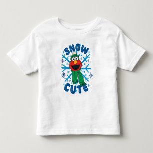 Camiseta De Bebé Elmo Snow Cute