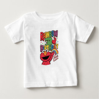 Camiseta De Bebé "Elmo's Rainbow Birthday Bash: 3ª edición!"