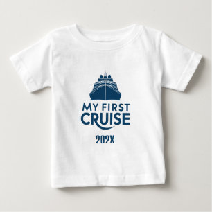 Camiseta De Bebé Embarcadero en mi primer Personalizado de crucero
