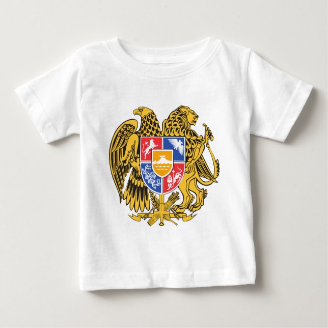 Camiseta De Bebé emblema de armenia (Anverso)