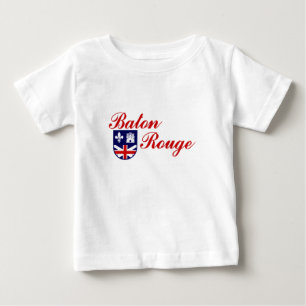 Camiseta De Bebé Emblema de Baton Rouge, Louisiana Baby T-Shirt