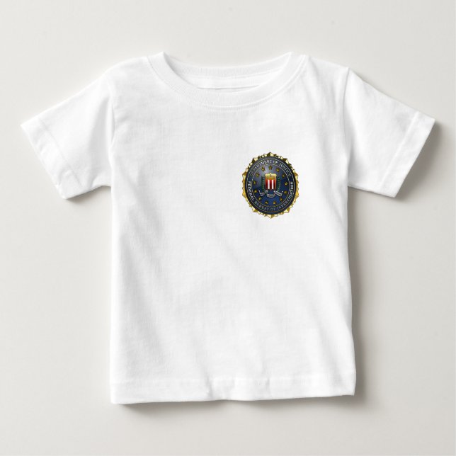 Camiseta De Bebé Emblema del FBI (Anverso)