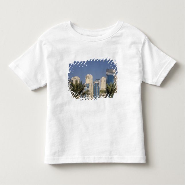 Camiseta De Bebé Emiratos Árabes Unidos, Dubai. Torres de Jumeirah  (Anverso)