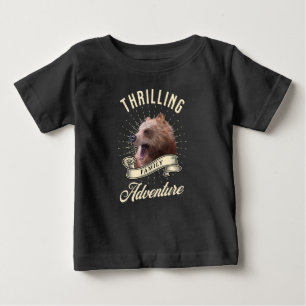 Camiseta De Bebé Emocionante Aventura Familiar Oso Salvaje