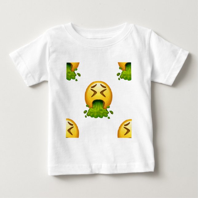 Camiseta De Bebé emoji (Anverso)