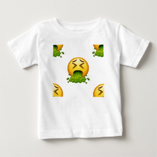Camiseta De Bebé emoji (Anverso)