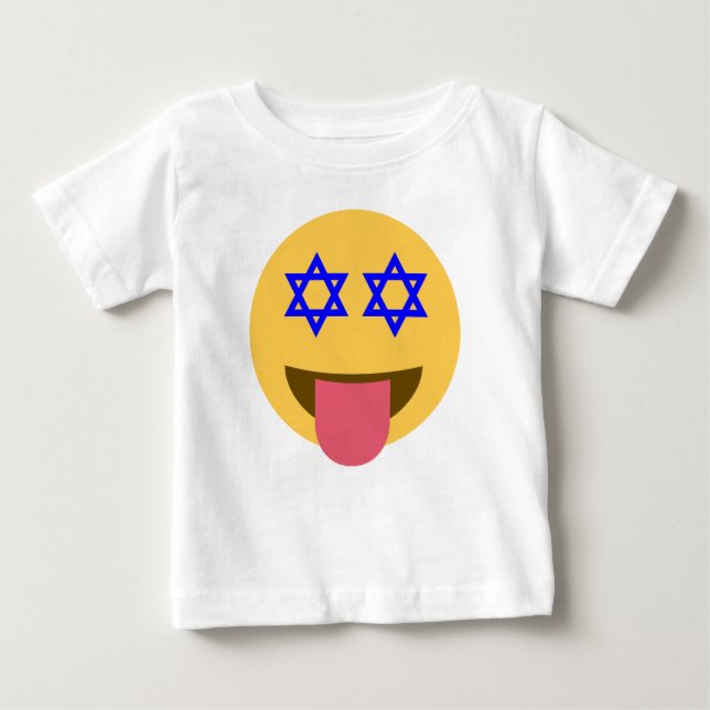 Camiseta De Bebé emoji chanukkah hanukkah (Anverso)