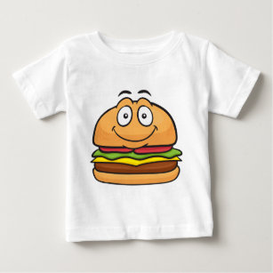 Camiseta De Bebé Emoji de la hamburguesa