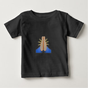 Camiseta De Bebé emoji de oración