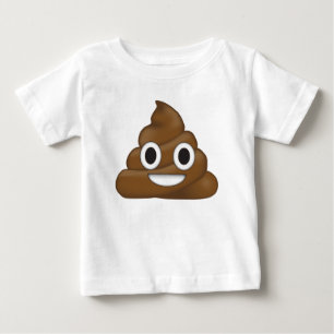 Camiseta De Bebé Emoji de poop