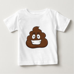 Camiseta De Bebé emoji de poop divertida