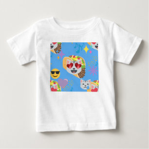 Camiseta De Bebé emoji de taco cat