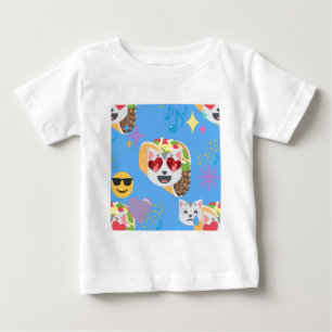 Camiseta De Bebé emoji de taco cat