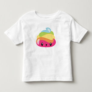 Camiseta De Bebé Emoji del impulso del arco iris