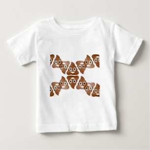 Camiseta De Bebé emojis de poop