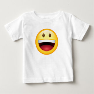Camiseta De Bebé Emoticon feliz de la cara