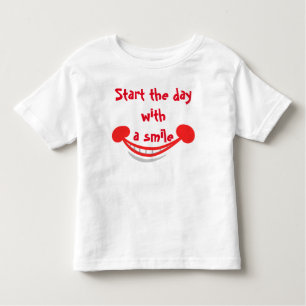 Camiseta De Bebé Empieza el día con una sonrisa