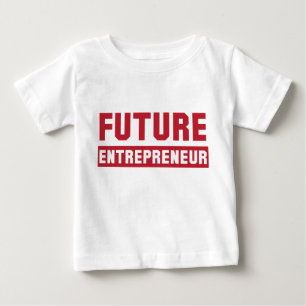 Camiseta De Bebé Empresario futuro, espíritu emprendedor del