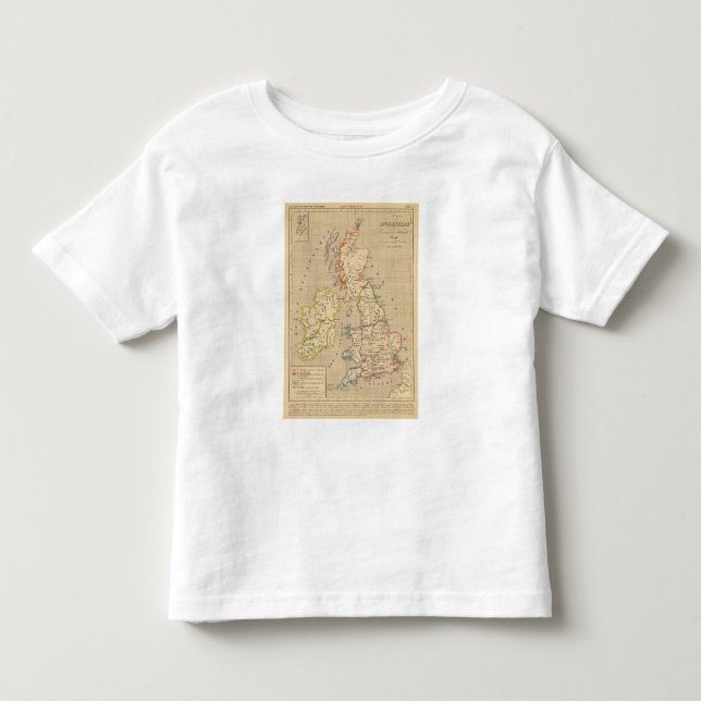Camiseta De Bebé En 900 de Angleterre, de Ecosse y de Irlande (Anverso)