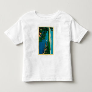 Camiseta De Bebé En el borde de la impulsión del mundo en San